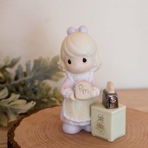 Vintage Precious Moments Girl with toaster, A Special Toast 1997 figurine